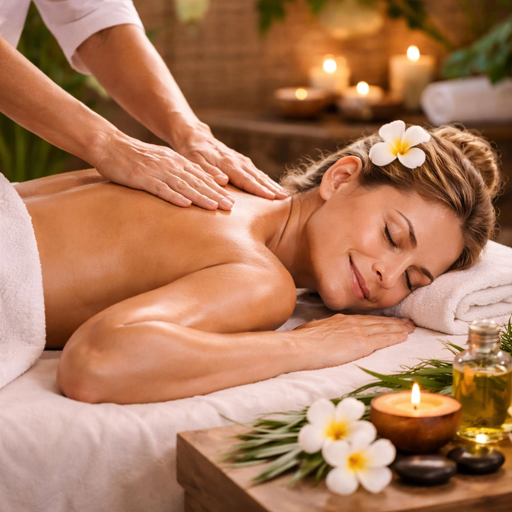 Havajská masáž v lázních Bludov