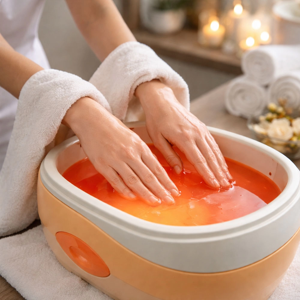 Parafínový zábal v Lázních Bludov