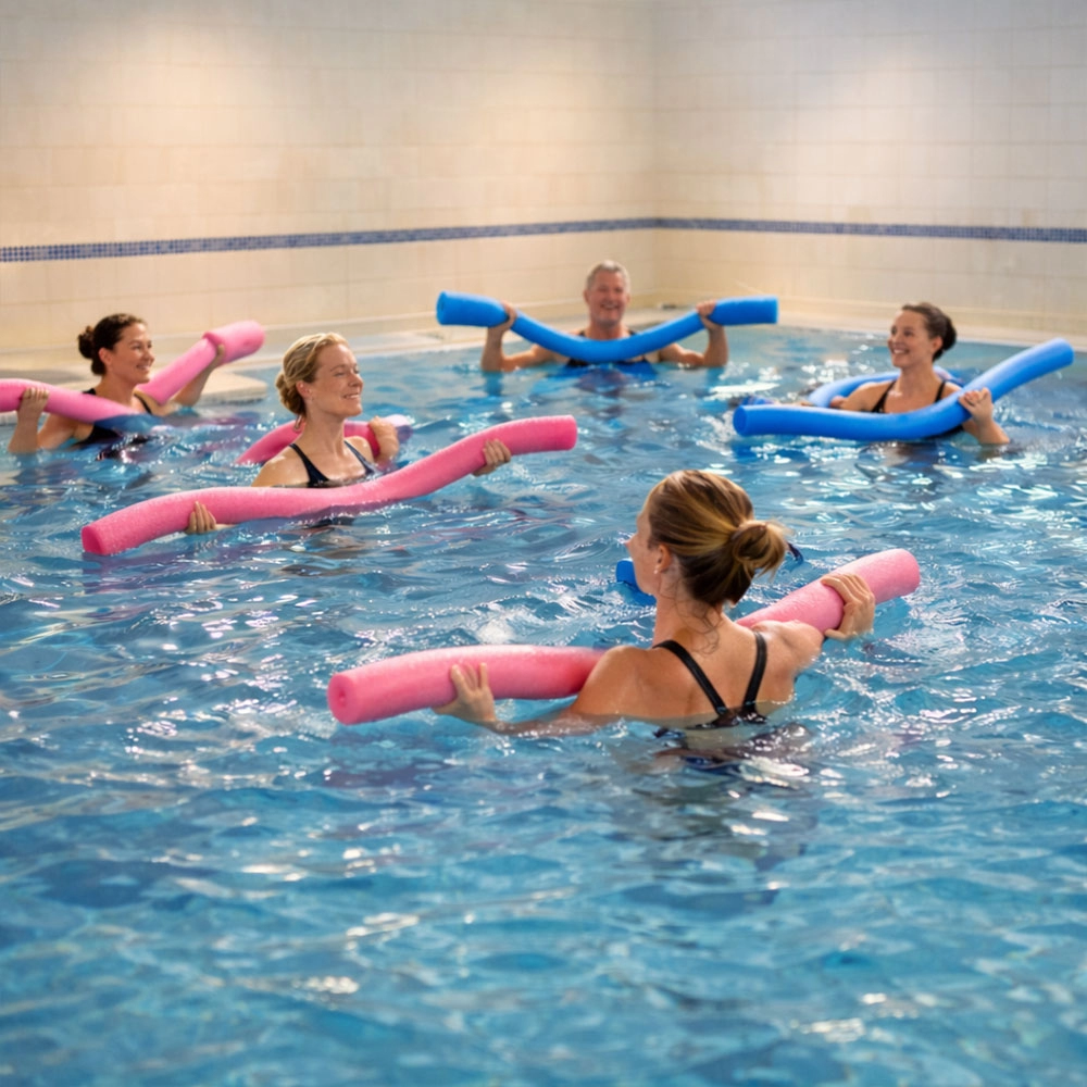 Aquaaerobic v bazénu v lázních Bludov