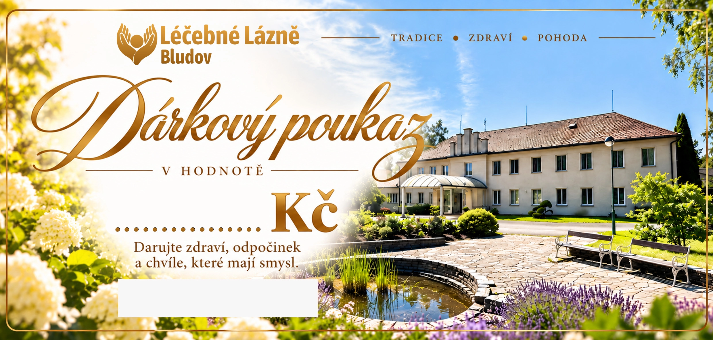 Dárkový poukaz Lázně Bludov
